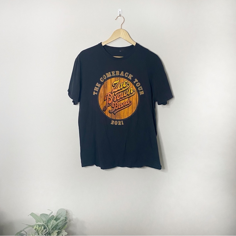 2021 Zac Brown Band Short Sleeve Country Concert T-shirt